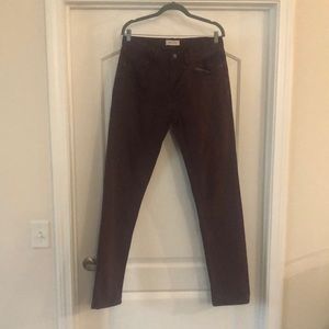 Men’s GAP Slim Fit 5 pocket Burgundy Pants